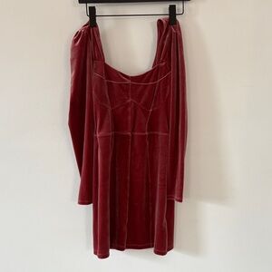 Urban Outfitters One Shoulder Red Dress